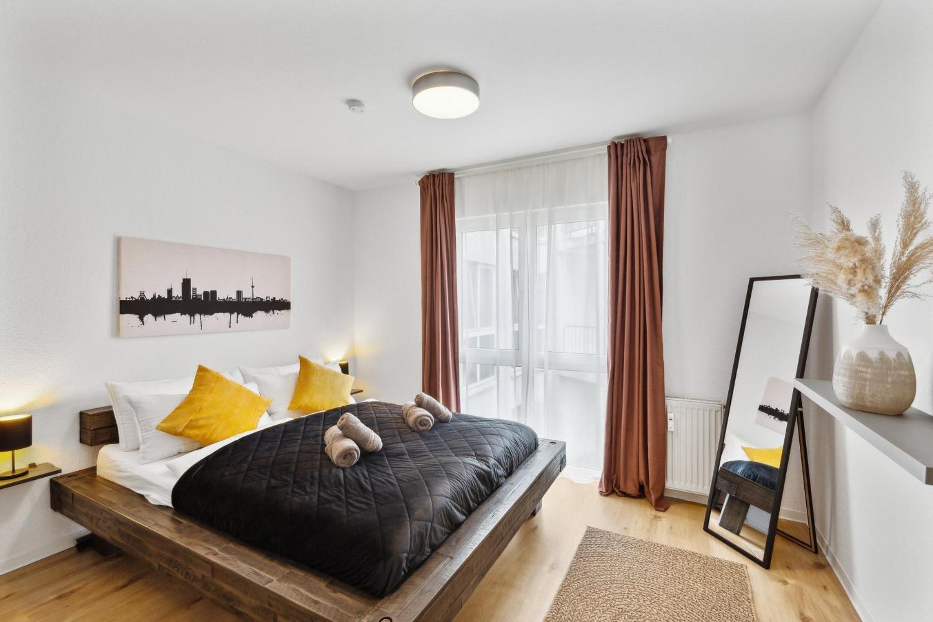 Appartement Parkplatz I Balkon & Schnelles Wlan I Nahe Zeche Zollverein *